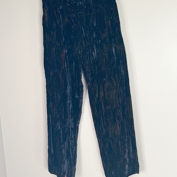 Collina Strada Velvet interrupted pants black tye dye size XS - Picture 5 of 13